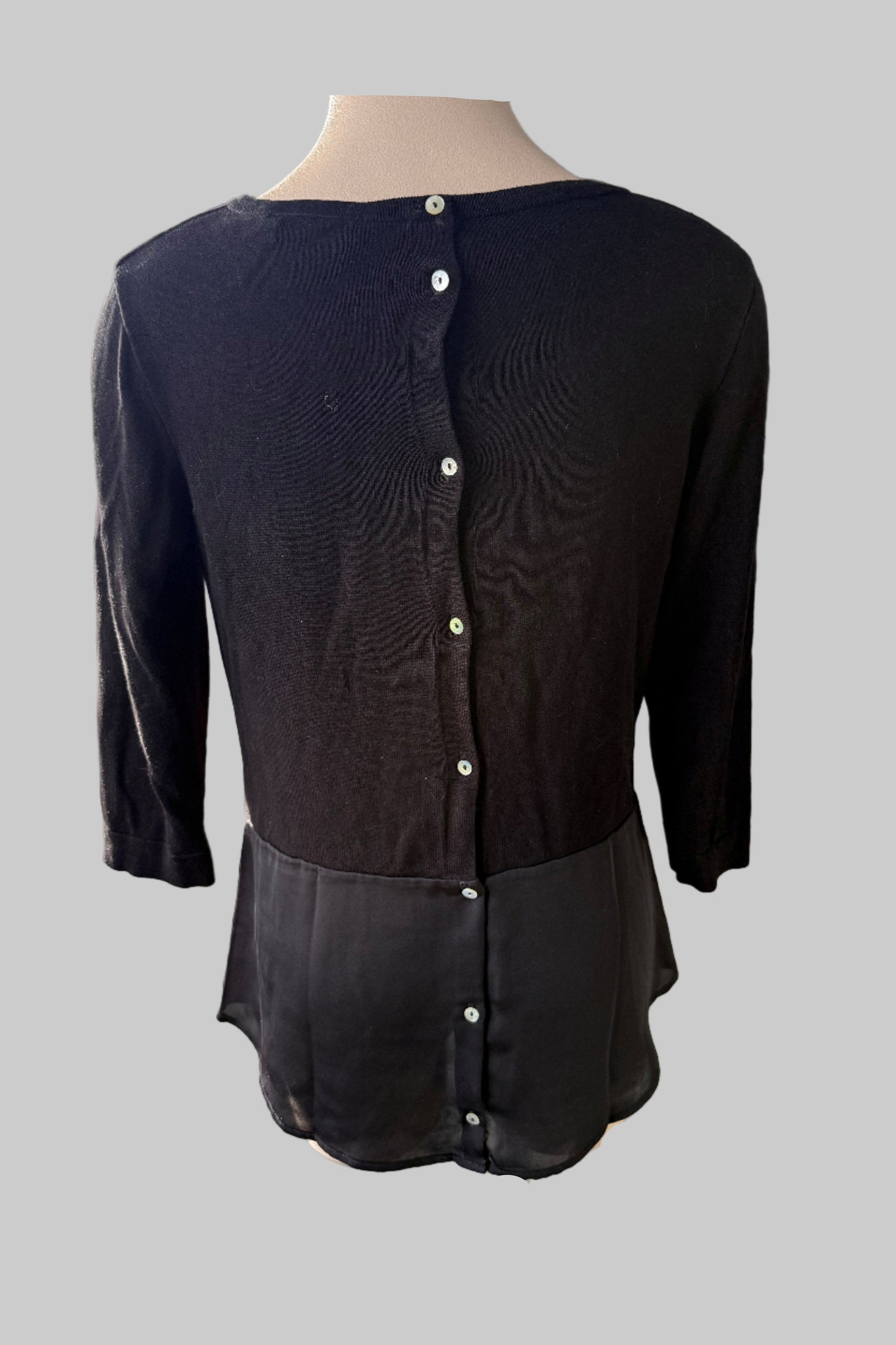 Heine Black Sweater Size 8