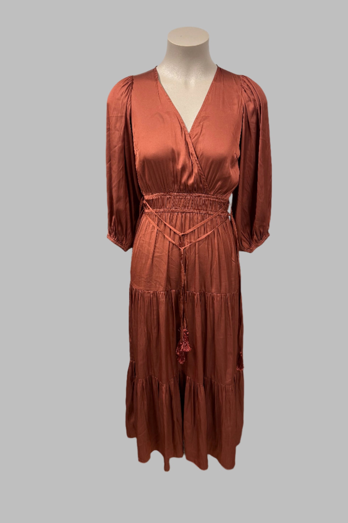 MinkPink Rust Dress Size XS