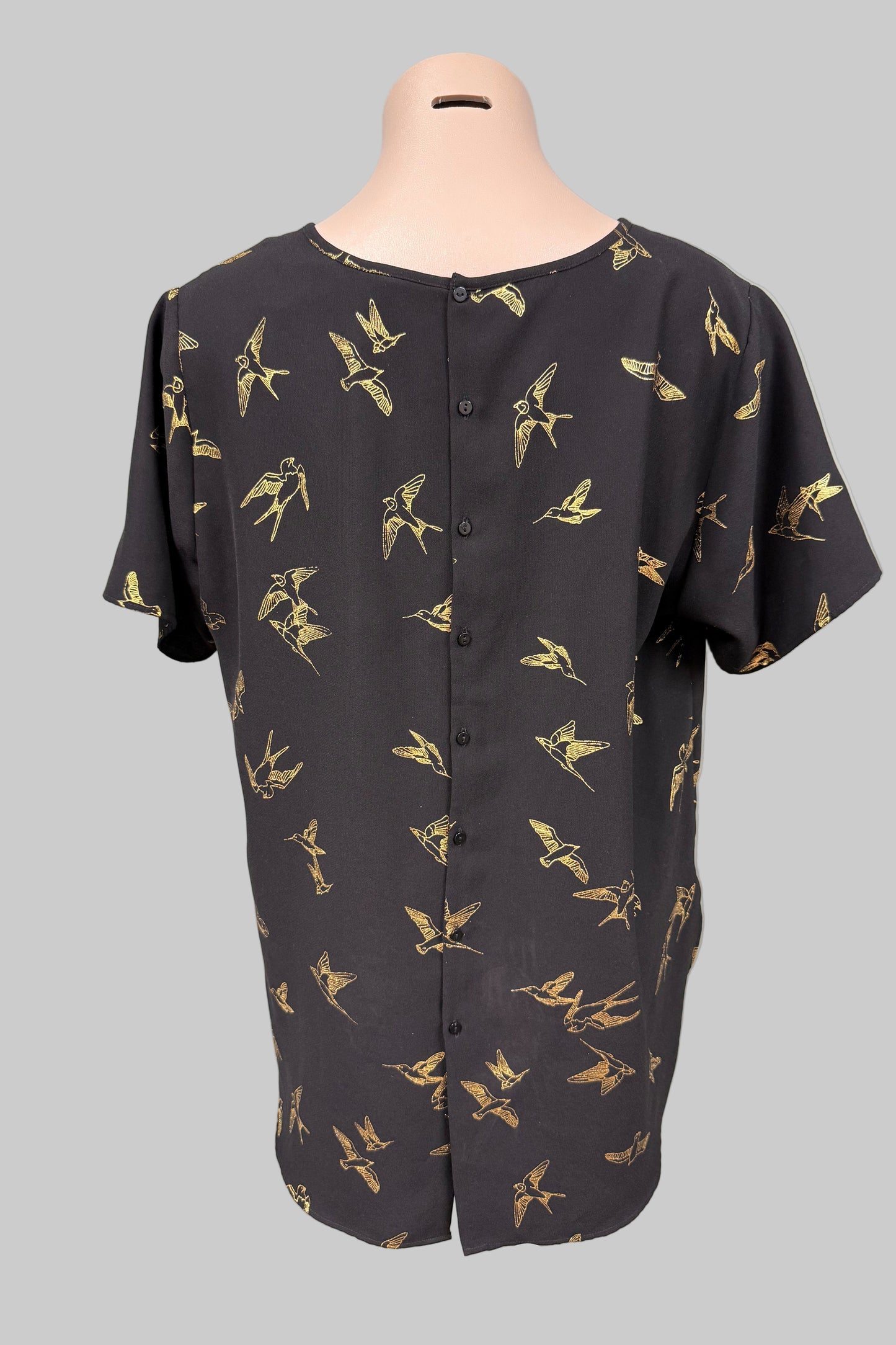 Whistle Black Top Size 16