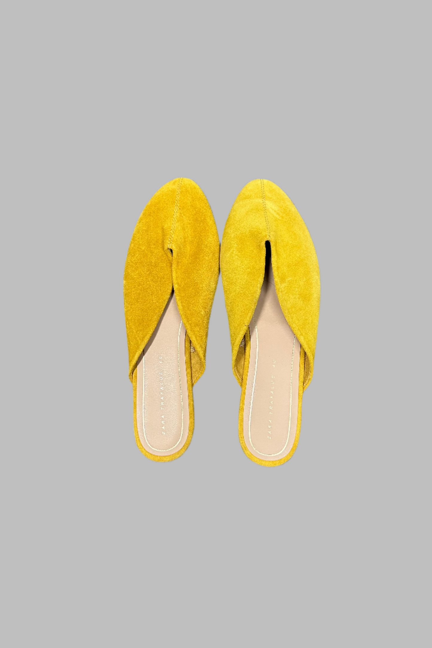 Zara Yellow Slip on Shoes Size 40