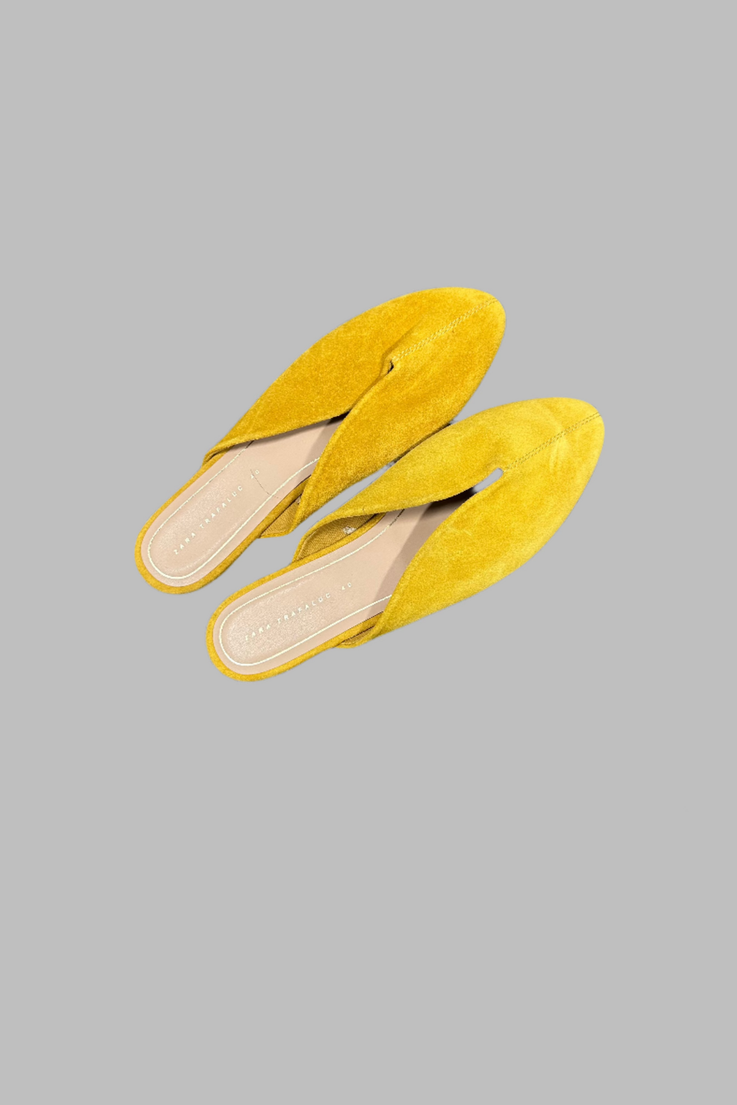 Zara Yellow Slip on Shoes Size 40