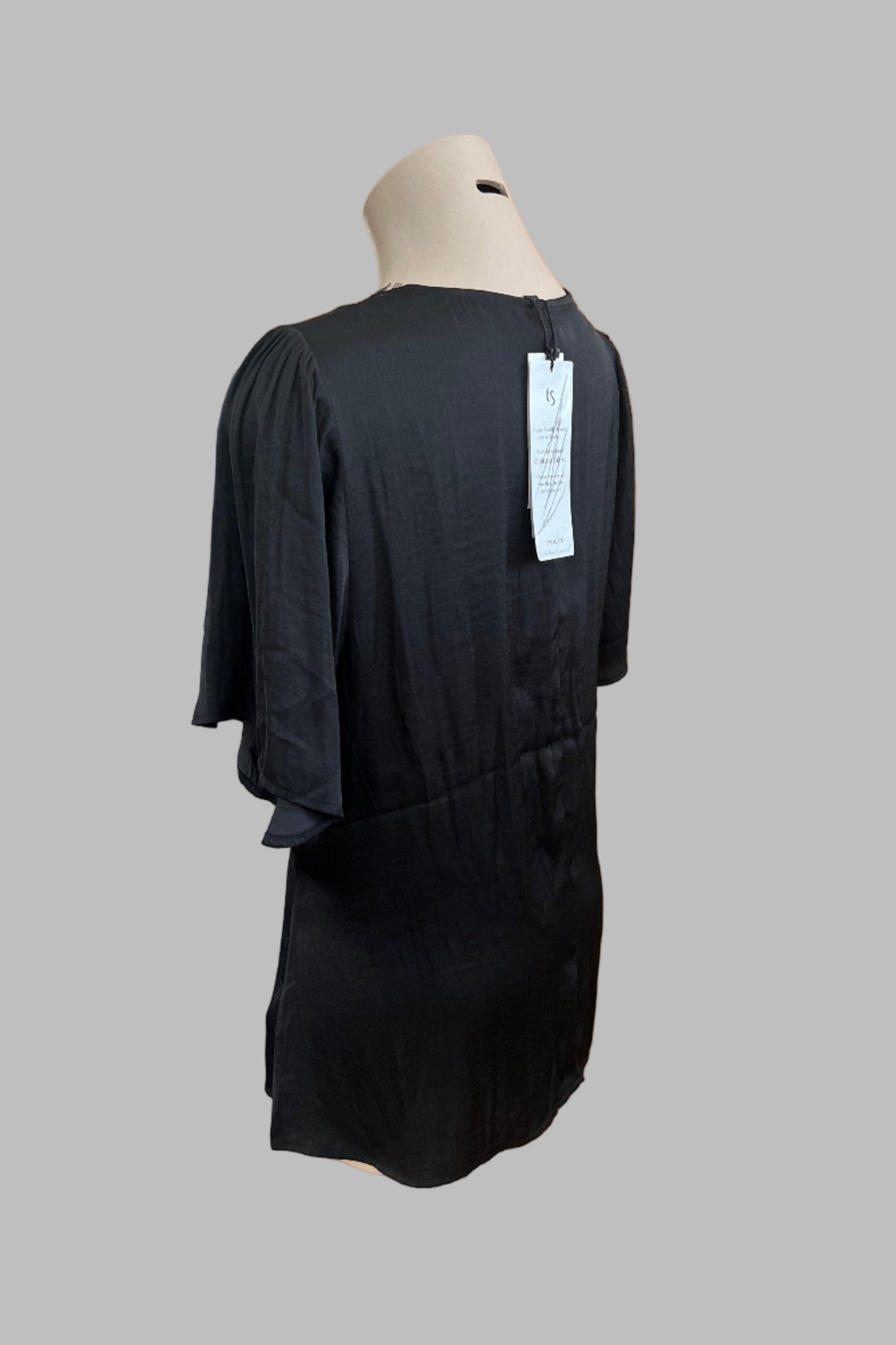 Taking Shape Black Lace Top Size 14