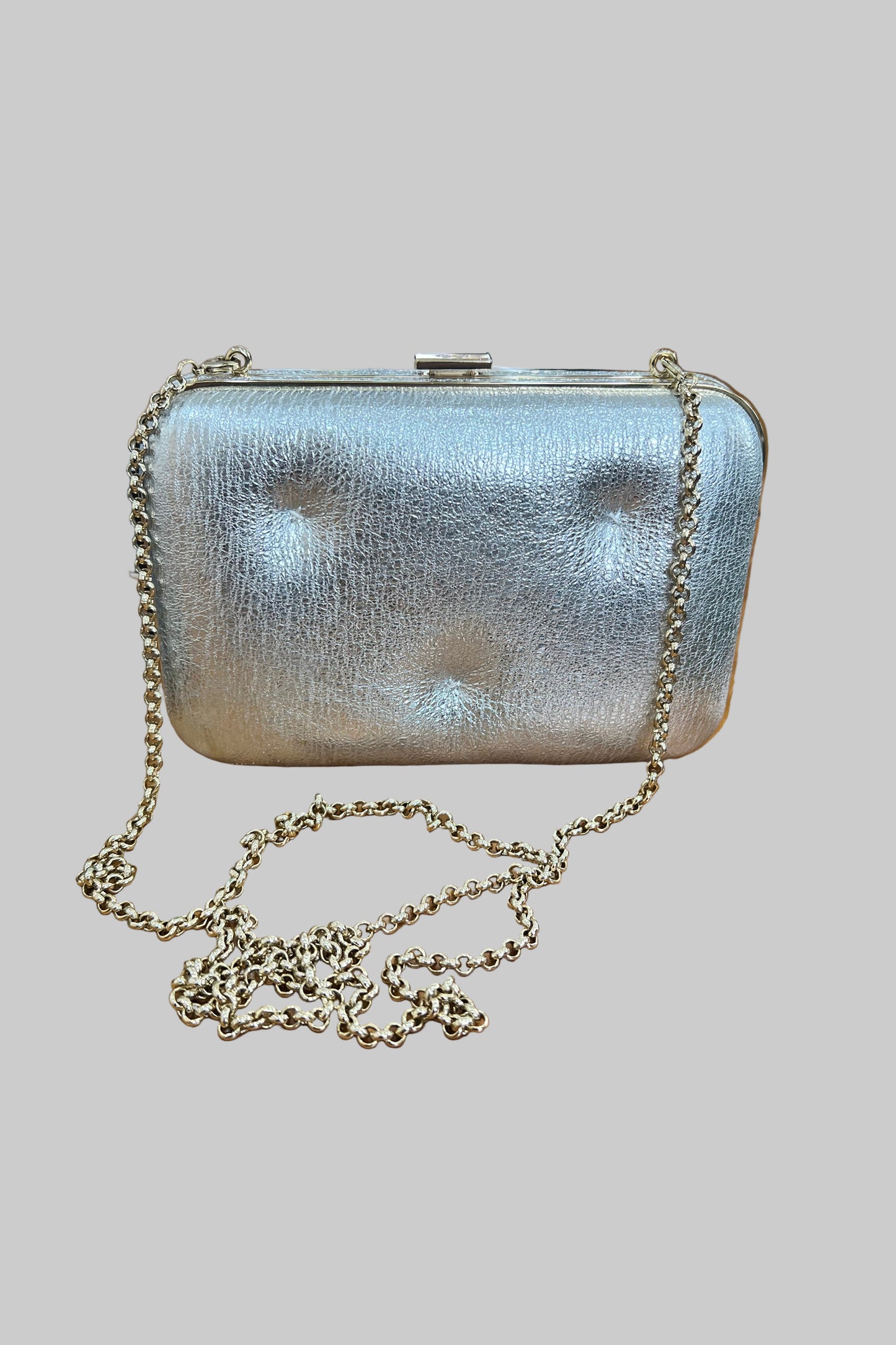 Anya Hindmarch Silver Clutch