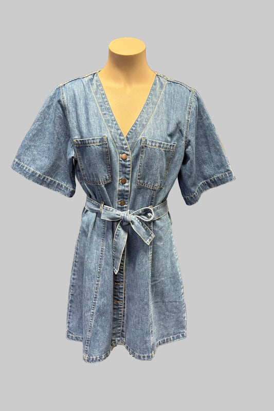 Addison Denim Dress Size 12