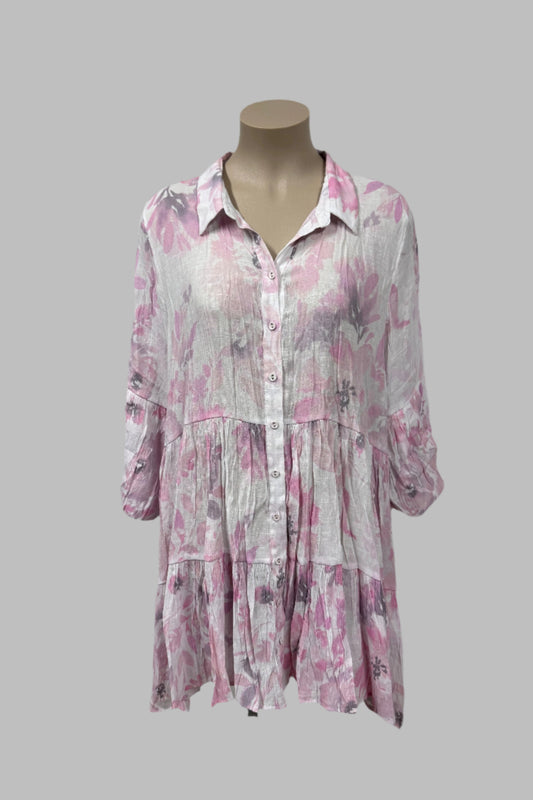 Virtuelle Pink Baby Doll Dress Size 20