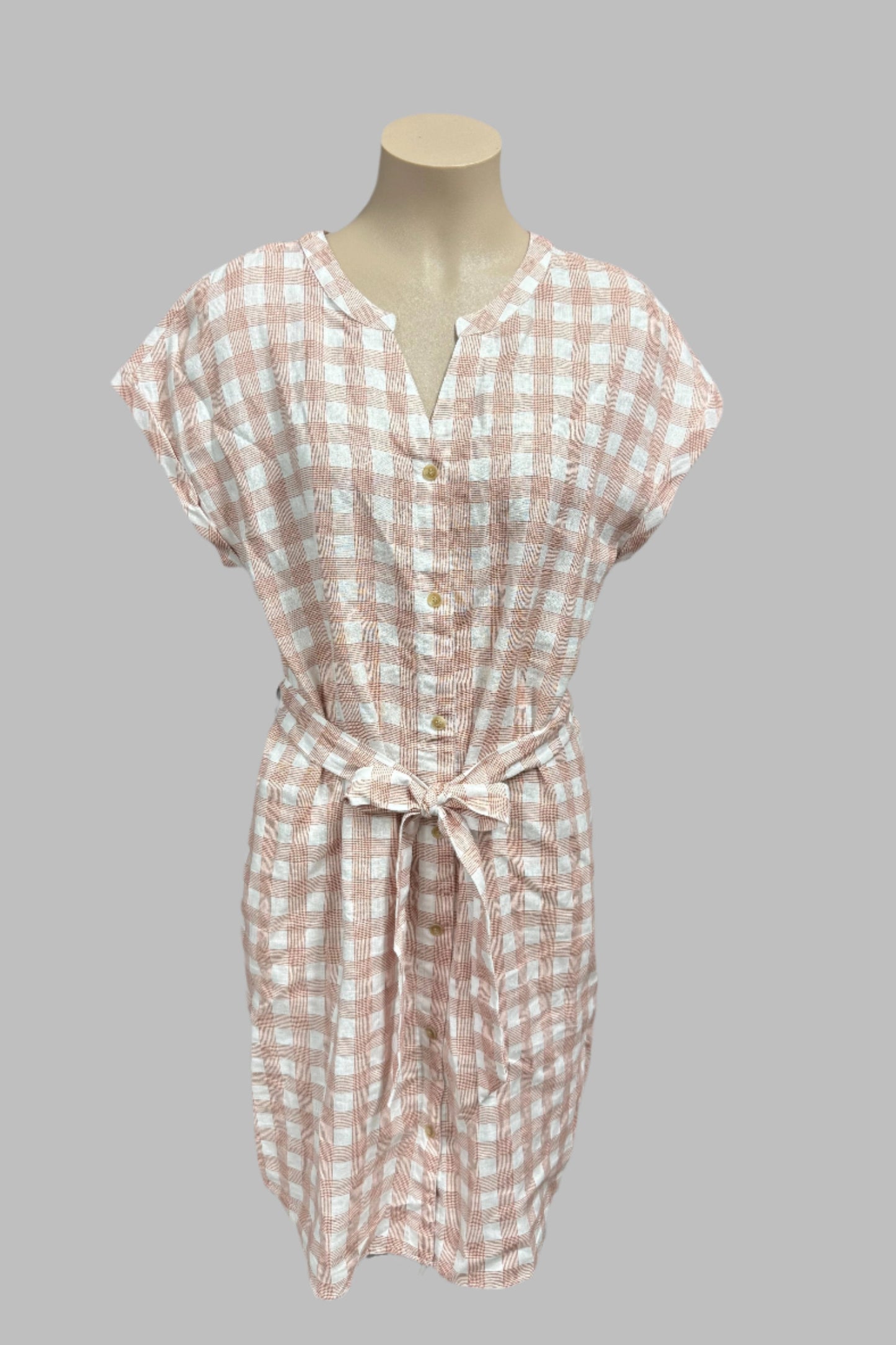 Jacqui-E Linen Dress Size 14