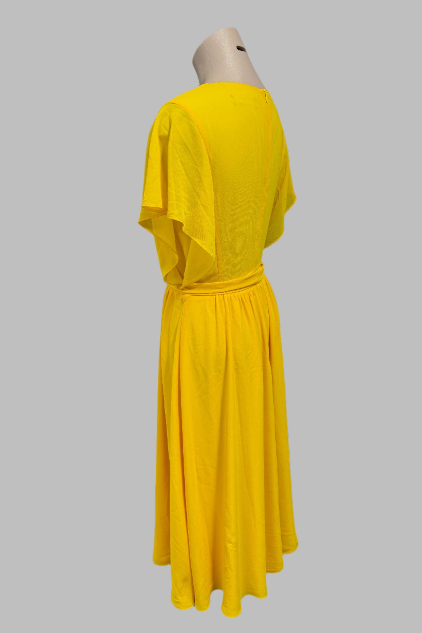 Cue Yellow Dress Size 10