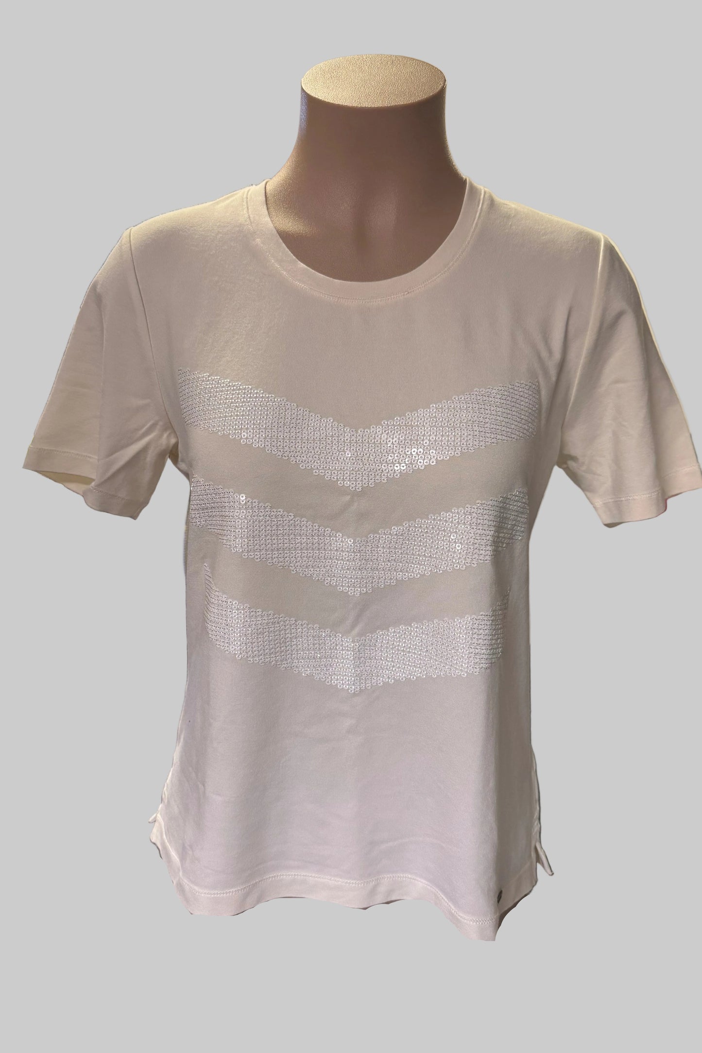 Verge Cream Tee Size S