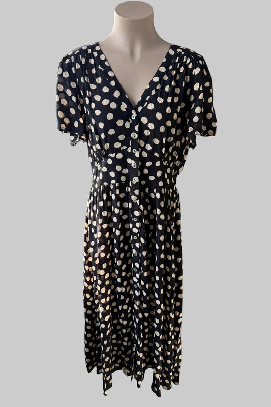 Whistle Polka Dot Dress Size 18