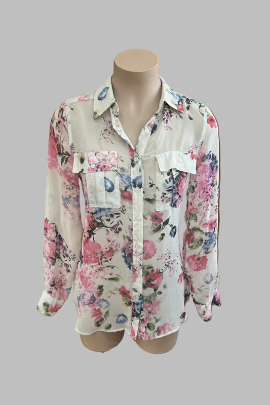 Emerge Floral Shirt Size 10