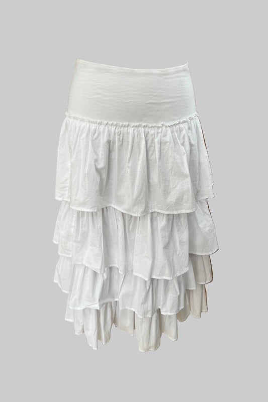 Decjuba White Skirt Size M