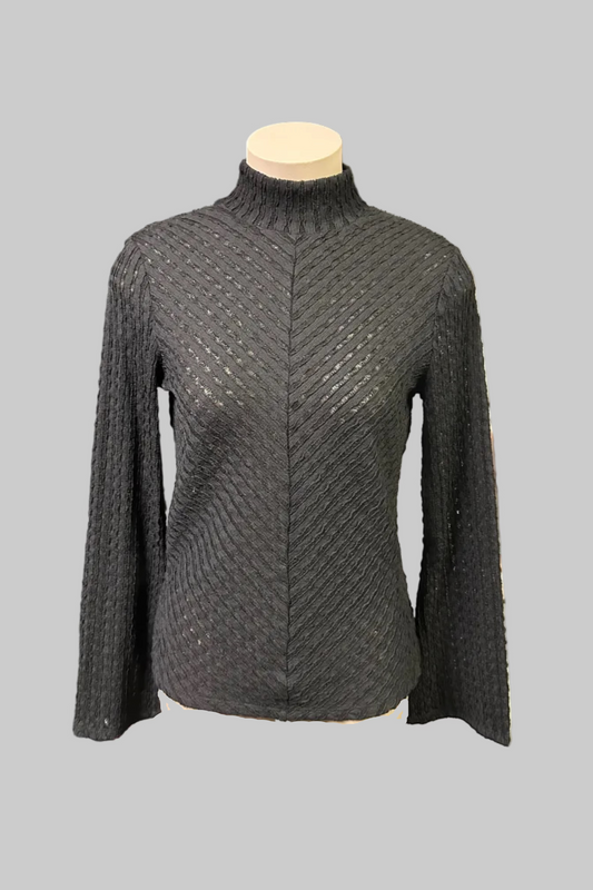 Decjuba Black Long Sleeve Size M