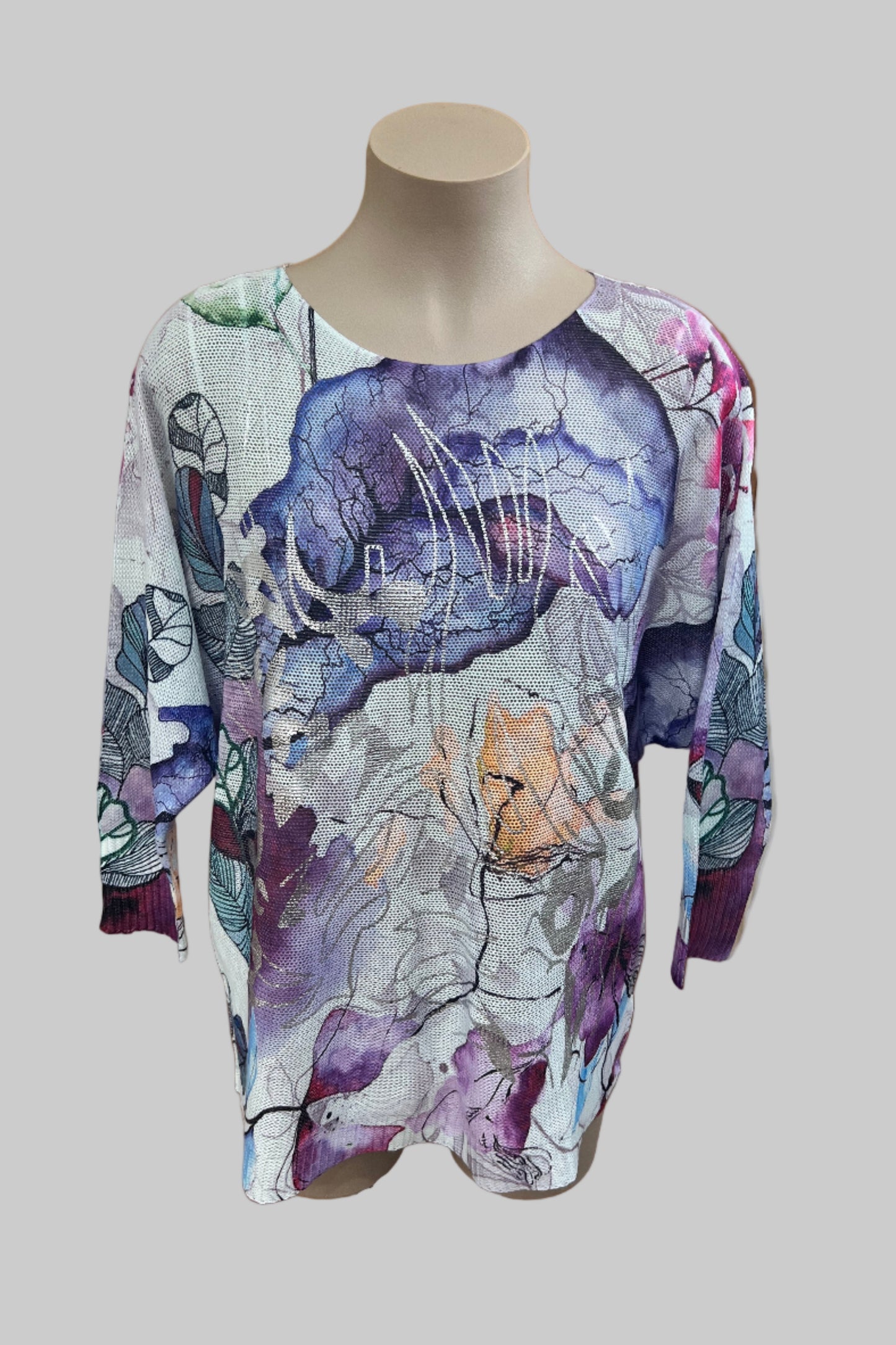 Caroline Morgan Floral Top Size 8/10