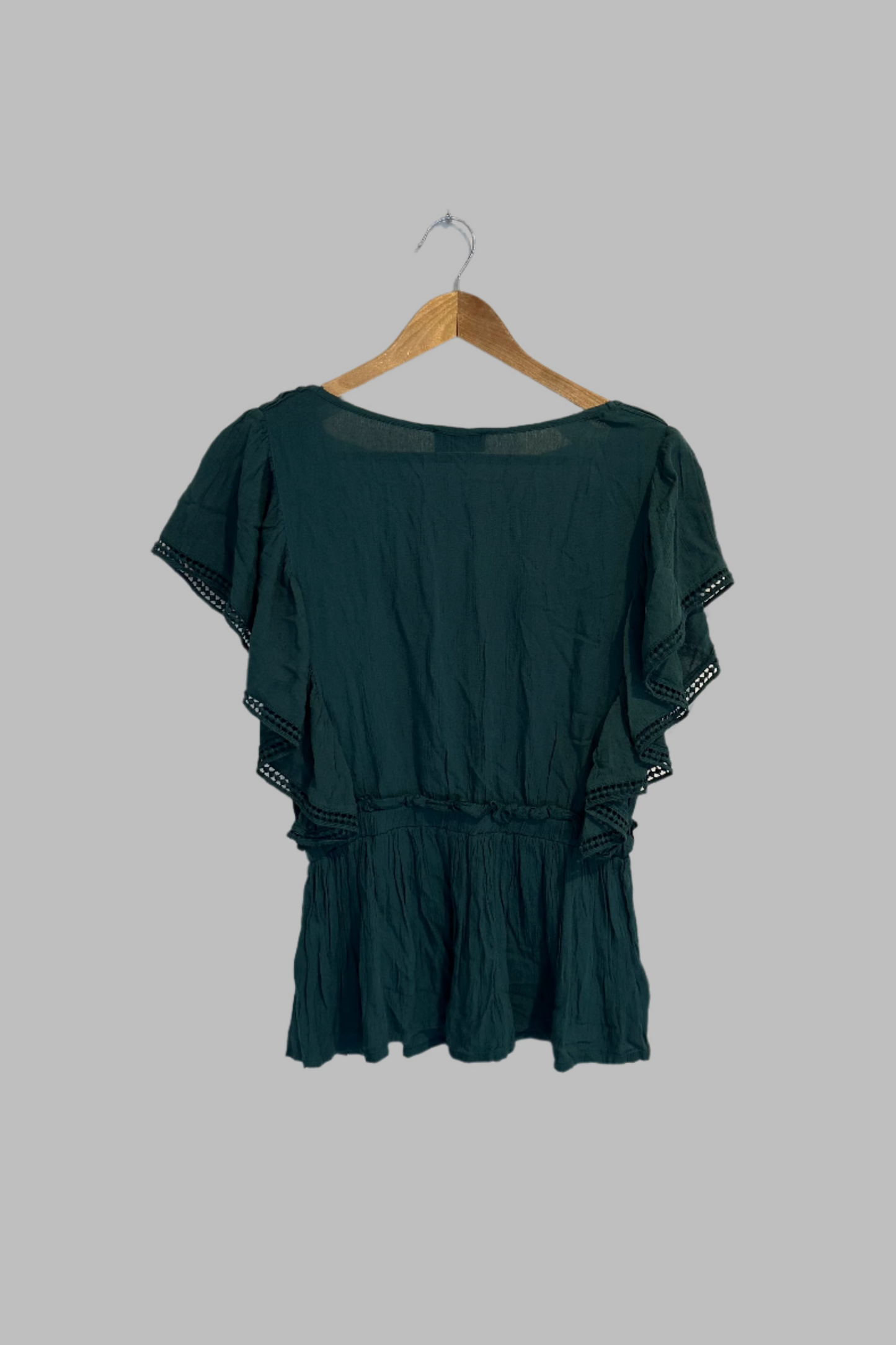 Dotti Green Blouse Size 8