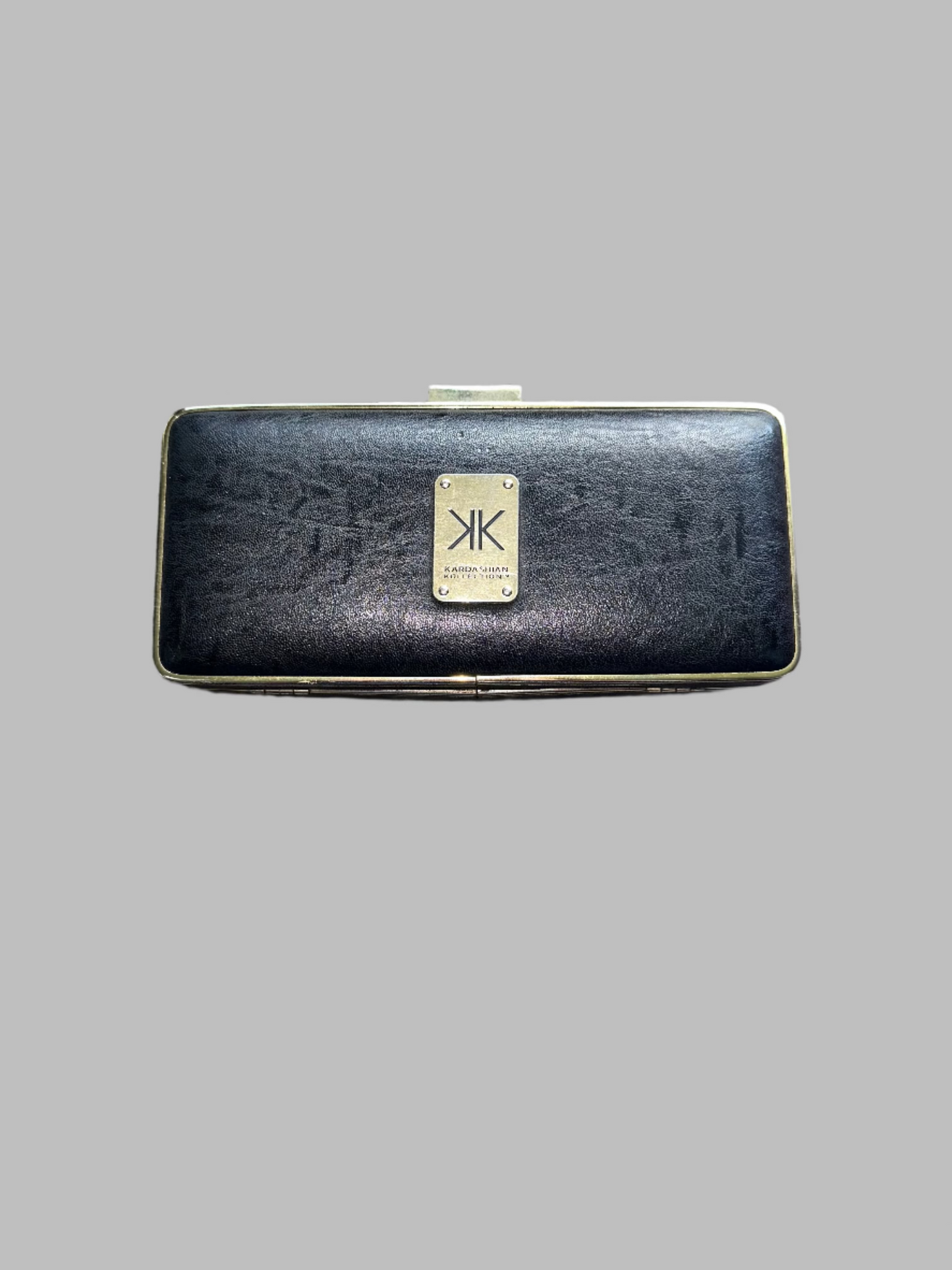 Kardashian Kollection Black Clutch Handbag