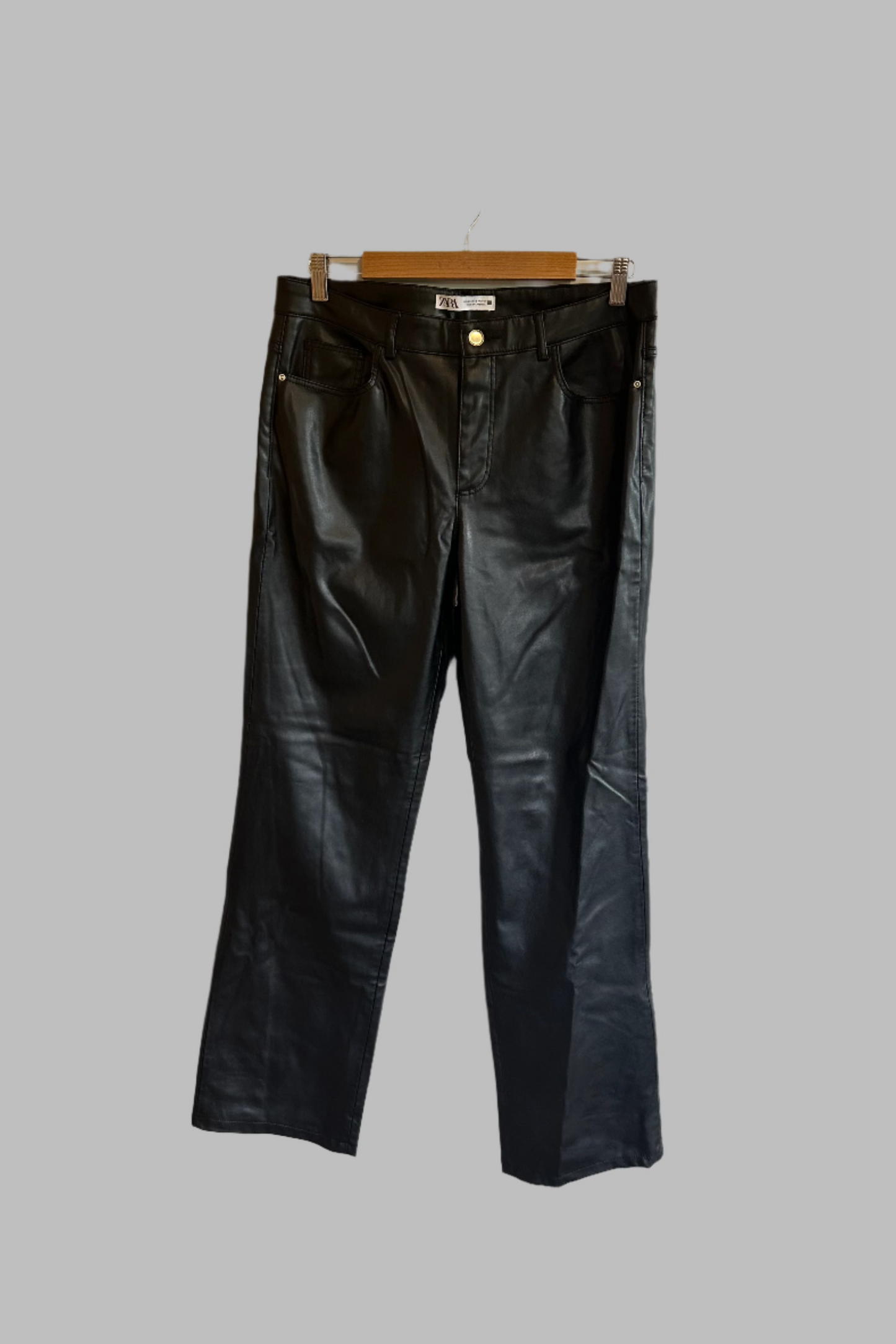 Zara Leather Pants Size 14