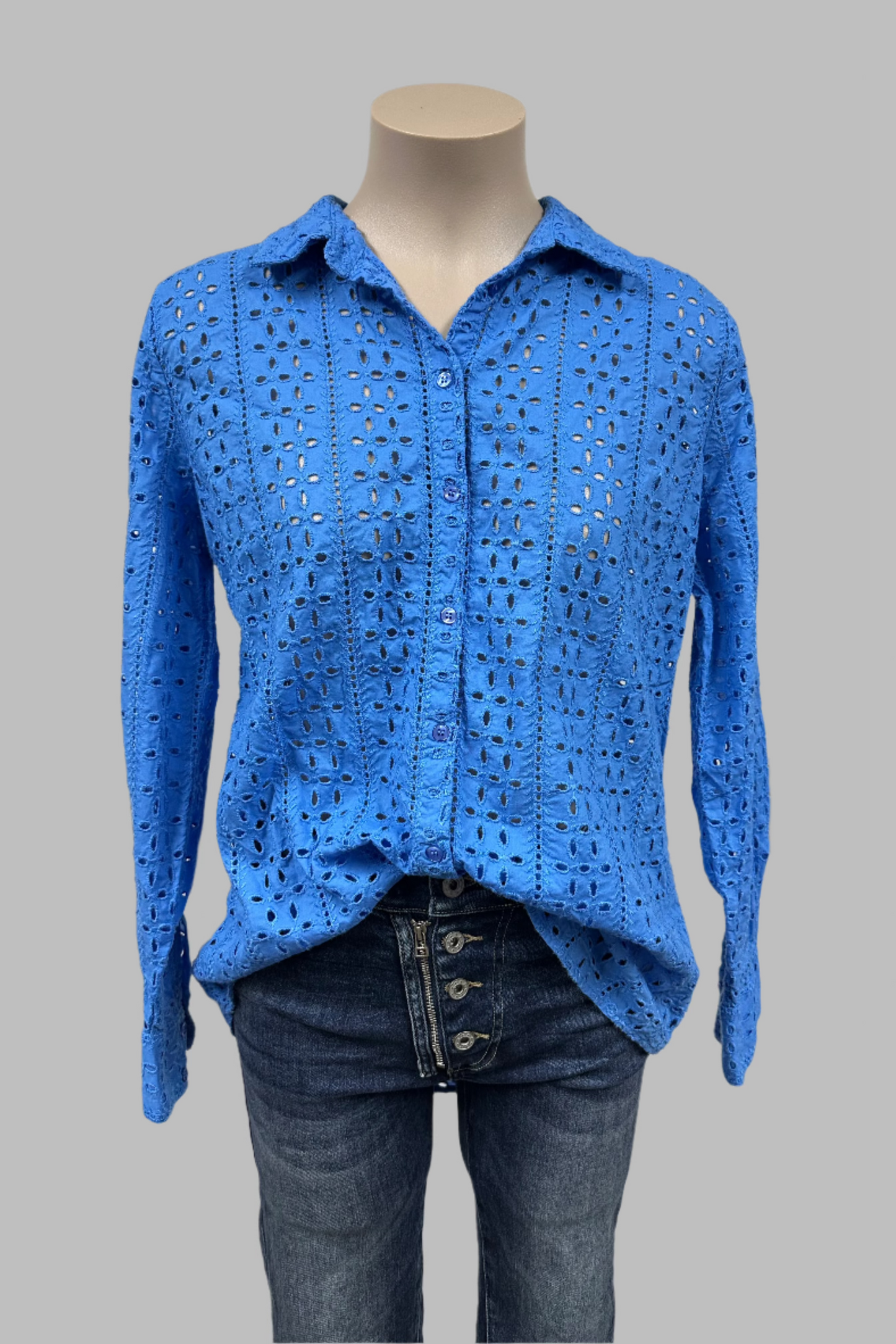 Forever New Blue Blouse Size 12