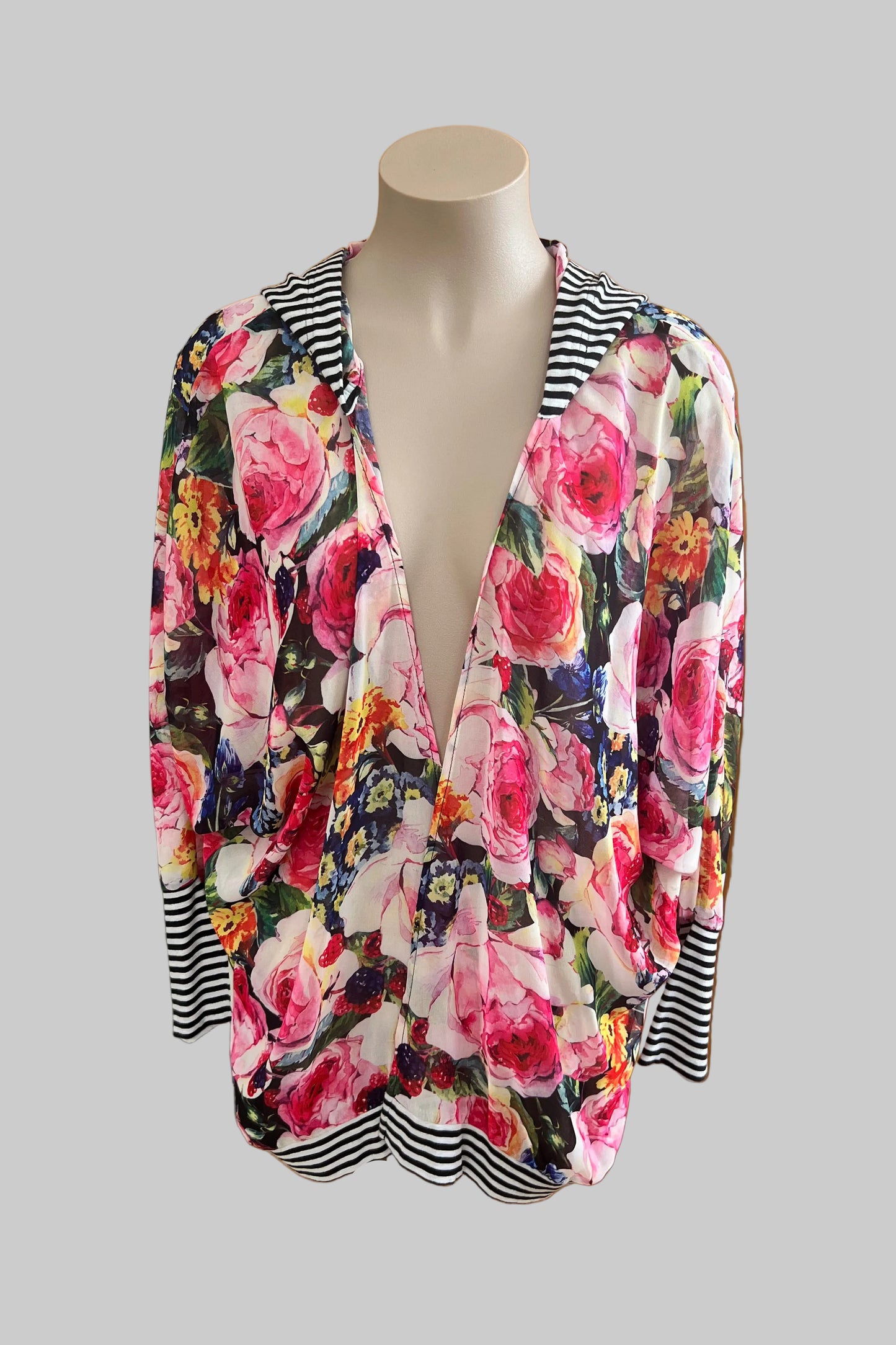 Stella Royal Floral Top Size 1/2